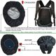 thumbnail image 5 of Cubierta impermeable para mochila Evotopf 40-50L color azul celeste, 5 of 9
