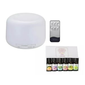 Citohome - Humidificador Ultrasonico Aire Difusor 500Ml + 1 Esencias