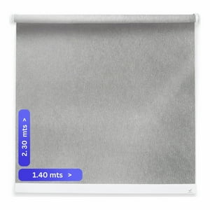 Vincenzi - Cortina Blackout Gris 140X230Cm