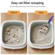 thumbnail image 4 of Recogedor de arena para gato SNUGENS de mango largo 33 cm, metal, 4 of 8