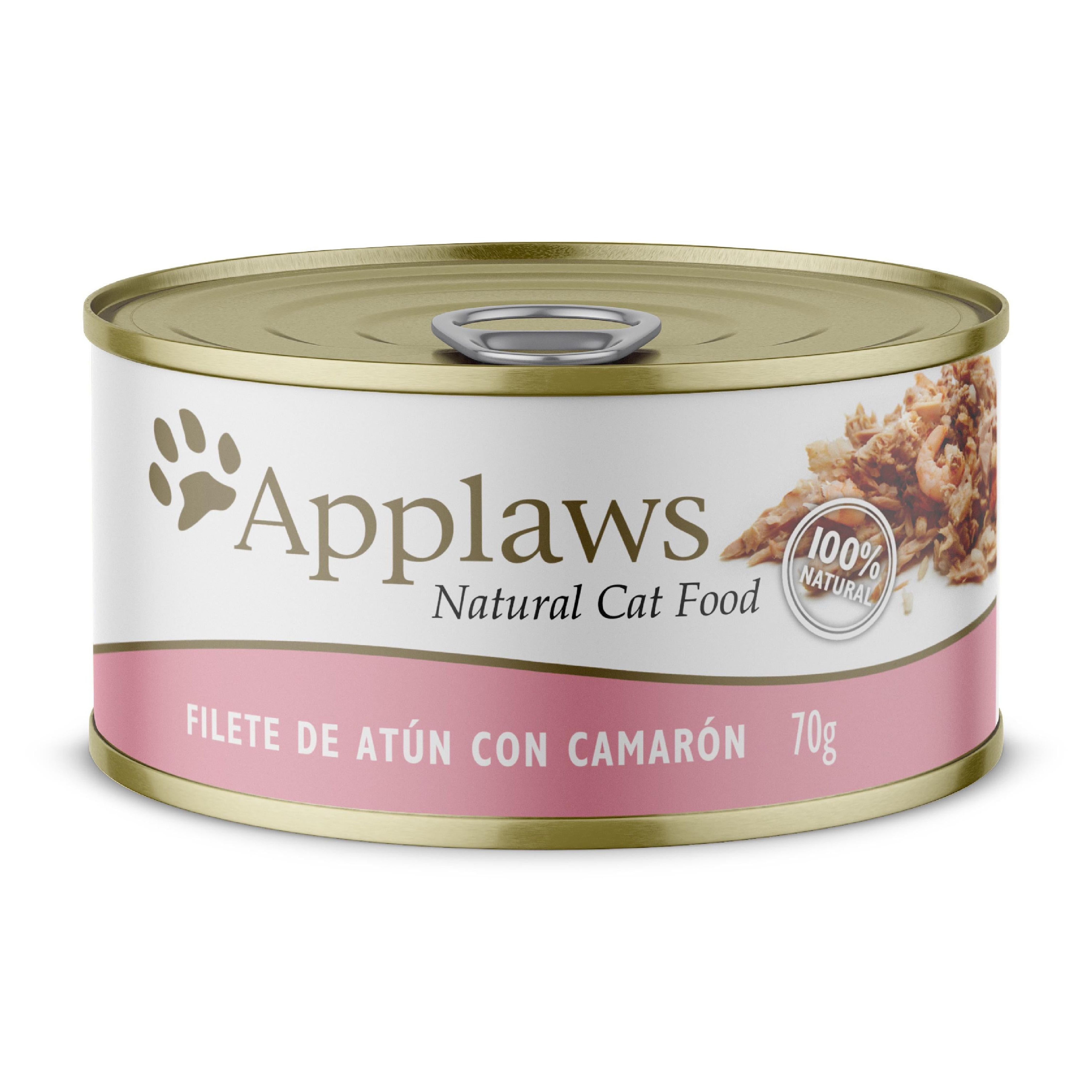 Applaws Gato Filete De Atun-Camaron Con Caldito, 70 Gr