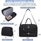 thumbnail image 2 of Bolsa de viaje LUOCIP de gran capacidad negra para mujer, 2 of 8