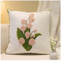 Wyj Hogar - Funda De Cojín Bordado Floral Mod14