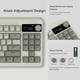 thumbnail image 3 of Teclado Gaming Womier Retro 75% M87 Pro Bluetooth 5.1 Gris, 3 of 7