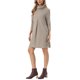 thumbnail image 4 of INSPIRE CHIC Vestido de Punto de Cuello Alto para Mujer, Manga 3/4, Vestidos Sueltos de Invierno para Atuendos Casuales y Elegantes XL Caqui, 4 of 6
