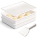 thumbnail image 1 of Kit de cajas de prueba DoughMate para masa y pan para pizza, 2 bandejas con tapa, 1 of 6