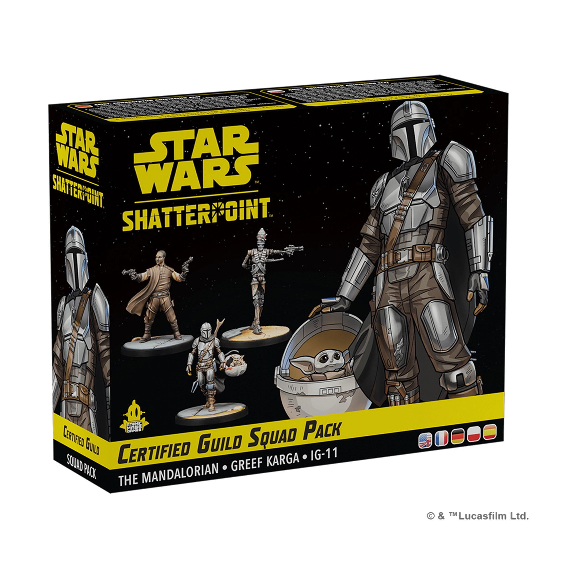 Asmodee - Juego De Miniaturas Sw Shatterpoint Certified Guild Squad Pa