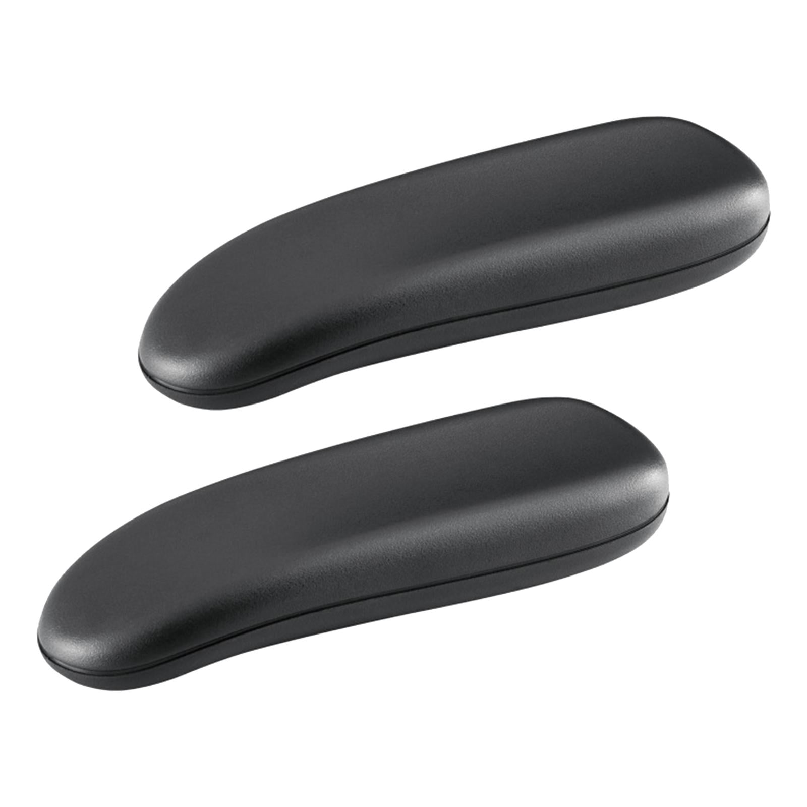 Magideal - Almohadillas De Repuesto Para Reposabrazos De Silla De Juegos, Fáciles De Instalar, Duraderas, Accesorios De Línea Simple, Pu Negro, Universal, 2 Uds. 255x8cm