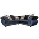 thumbnail image 1 of Seccional Dominga Chenille Tipo Lino Azul 3 Cuerpos, 1 of 5
