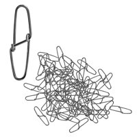 Magideal - 100X Broches De Presión De Pesca, Clips De Pesca De Cambio Rápido, Cierre De Presión De Gancho, Bloqueo Fuerte, Junta Giratoria, Conexión De Señuelo D Modelo 4