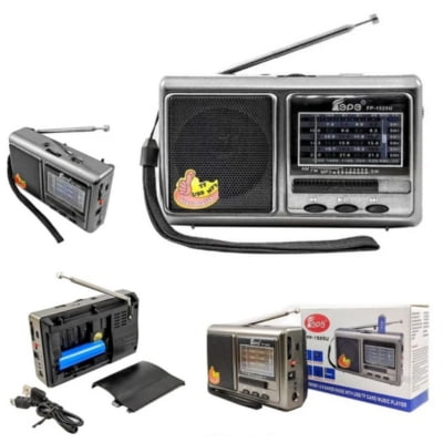 Genérico - Radio Recargable Mp3 Usb 8 Bandas Epe