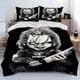 thumbnail image 3 of Juego de ropa de cama con diseño de Chucky y Saw de la película de terror, funda nórdica, funda de almohada, juego de cama tamaño King/Queen., 3 of 3