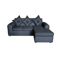 Genérico - Sofa Marcia Tela Negro