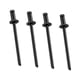 thumbnail image 4 of 4x remaches de roseta para coche, reemplazo Universal, resistente, fácil de instalar, accesorio resistente al desgaste, piezas prácticas de reparación Negro, 4 of 5