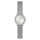 thumbnail image 1 of Reloj GUESS para mujer en tono plateado con esfera blanca y caja de 28 mm, 1 of 2