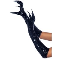 Guantes Leg Avenue Vinyl Claw Para Mujer, Color Negro, Talla S