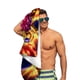 thumbnail image 5 of Freezer Toalla de playa de secado rápido con diseño temático, regalo para mujeres y niñas, ideal para cumpleaños, fans, amantes de la música, uso en la playa o al aire libre, 78 × 160 cm, 5 of 6
