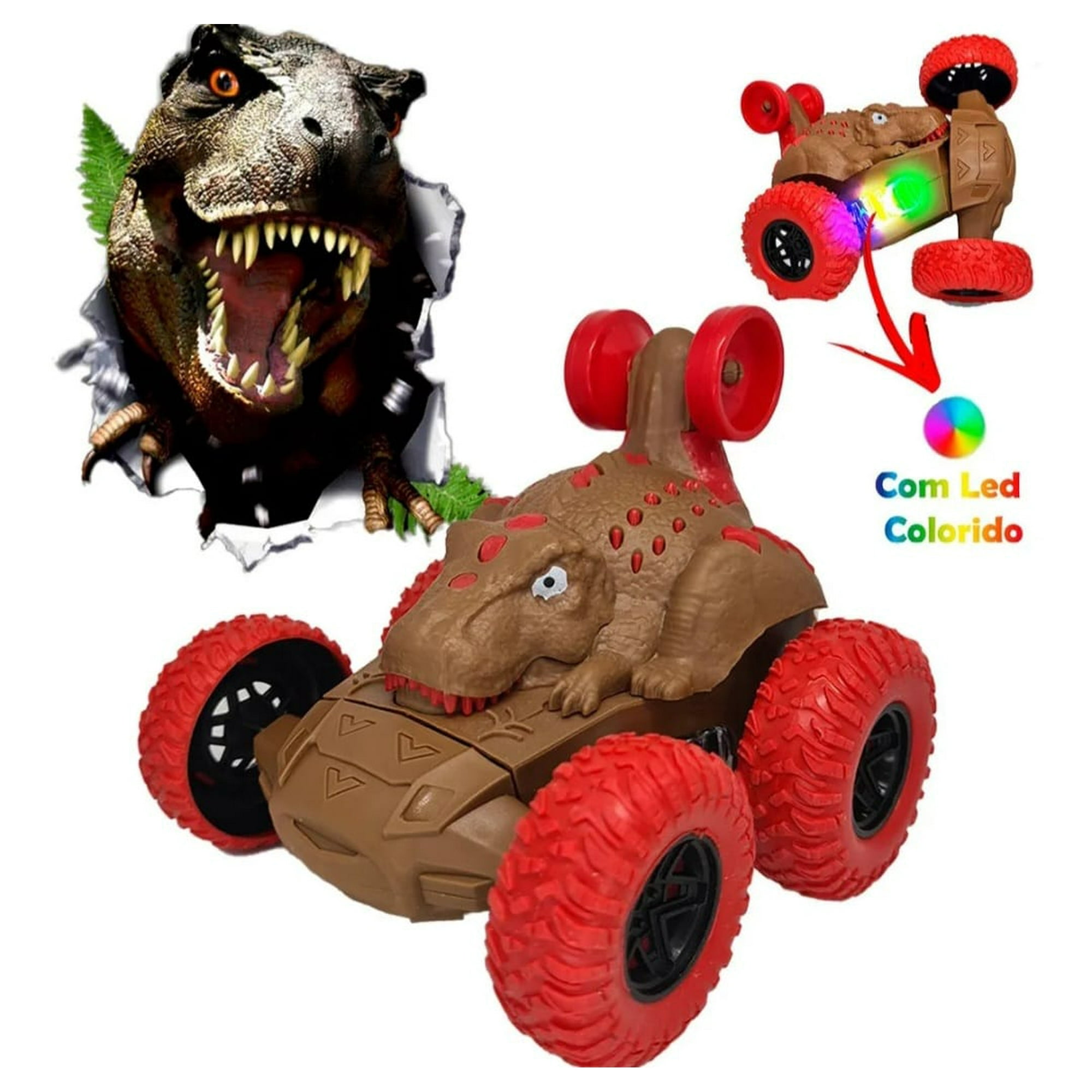 Daat Store Spa - Coche Crazy Stroller Para Niños, Juguete Gira 360 Led