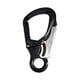 thumbnail image 2 of Llavero Con Clip De Mosquetón, Gancho De Seguridad De Doble Bloqueo Para Hamacas De Descenso, Columpio, Negro, 2 of 3