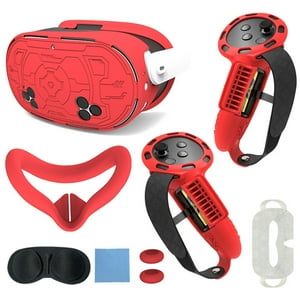 Set De Accesorios Aaronmei Para Meta Quest 3S Rojo