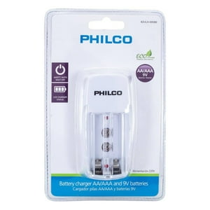 Cargador De Pilas Philco 9V Aa/Aaa