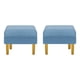 thumbnail image 1 of Set Pouf Sky 1c Felpa 01 Azul Petroleo, 1 of 4