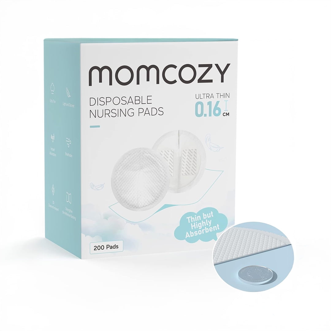 Momcozy - Pads Absorbentes De Lactancia Ultra Delgados 200un.