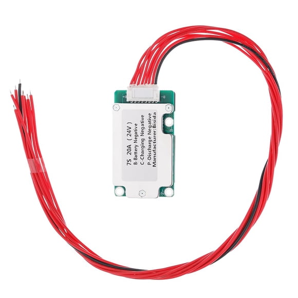 Placa de protección Bisida 7S BMS 24 V 20 A Li-ion con NTC