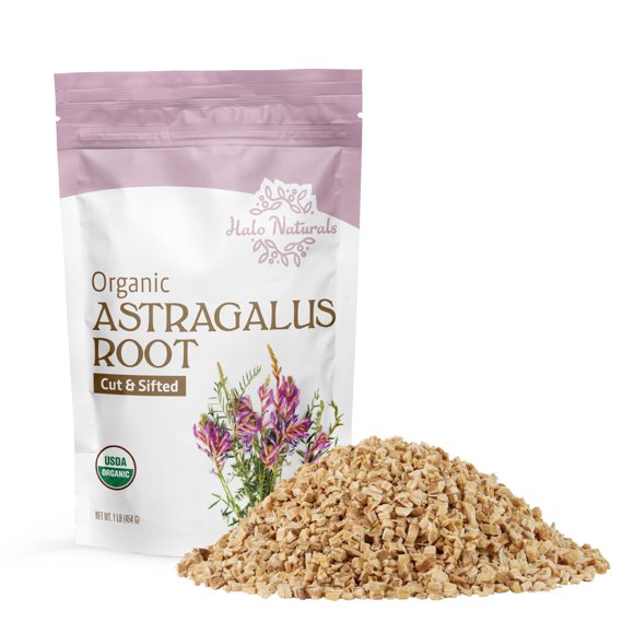 Raíz de Astrágalo Halo Naturals 454 g Orgánica USDA