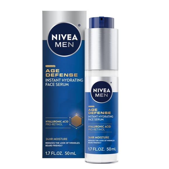 Face Serum Nivea Men Age Defense Hydrating 50mL for Dry Skin