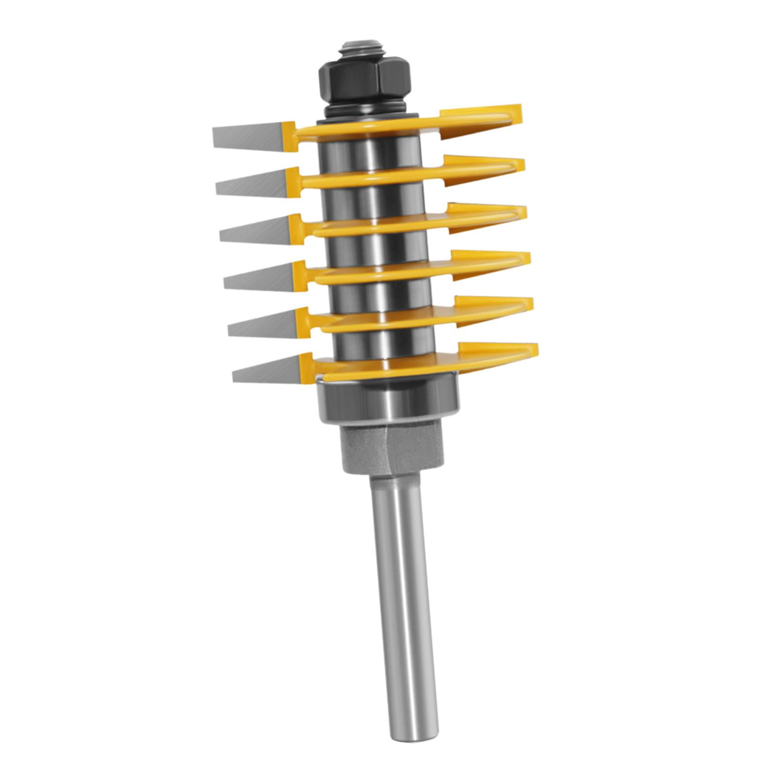 Magideal - Fresa De Unión De Dedos, Fresa De Extremo De Aleación, Broca De Grabado Para Sólidos 8 Mm