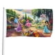 thumbnail image 1 of Princesas Disney Bandera impresa con temática, regalo perfecto para fanáticos, amigos y familiares, y adecuada para actividades al aire libre e interiores, decoraciones de fiesta. 60*90CM, 1 of 6