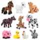 thumbnail image 1 of Figuras de juguete VDEZX 10 piezas 3D de animales de granja para niños, 1 of 7