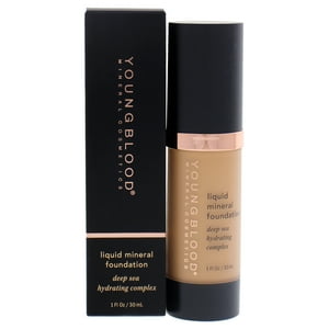 Youngblood - Base Mineral Líquida - Bronceado Dorado De Para Mujeres - Base De 1 Oz