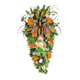 thumbnail image 2 of Corona De Pascua Con Forma De Lágrima Y Adorno De Escalera De Conejo Para Repisa De Fiesta Y Chimenea, 2 of 5