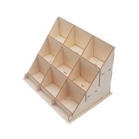 Magideal - Soporte De Exhibición De Tarjetas De Felicitación Para Exhibición De Artesanías Soporte De Exhibición De Calcomanías Para Vendedores Soporte De Exhibi 27 X 193 X 193 Cm