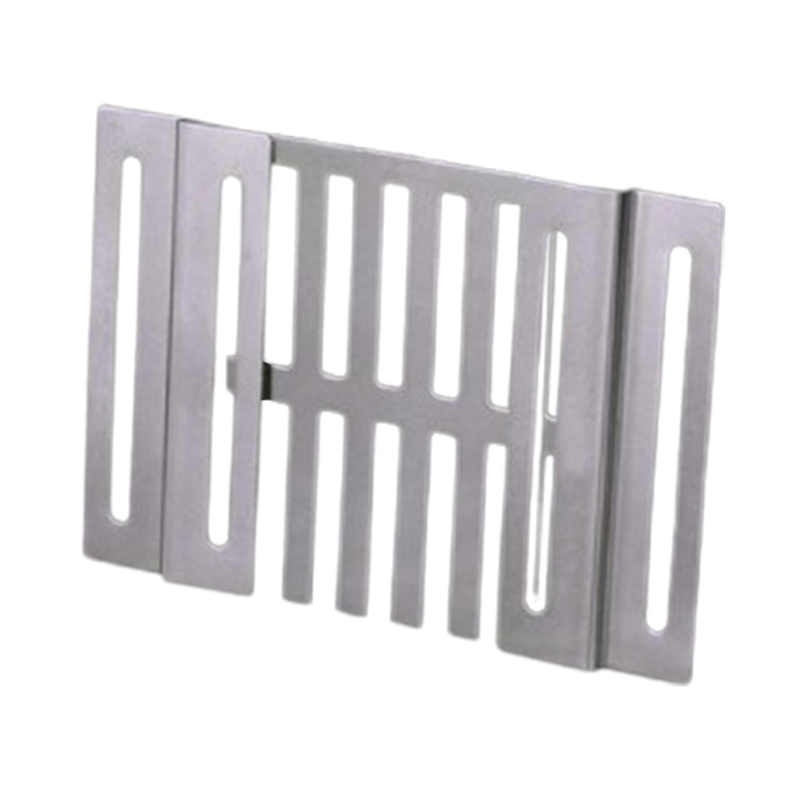 Ioensy - Rejilla De Drenaje De Pared Lateral Deslizante Con Filtro Resistente Al Desgaste Para Desagüe De Piso De Techo, 14,2 Cm X 10 Cm X 0,5 Cm