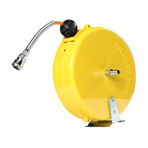 Magideal - Mini Carrete De Manguera De Aire Retráctil Rewind Automático, Acoplador Rápido, Carrete De Manguera De Compresor De Aire Fácil De Instalar Para Taller