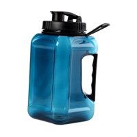 Ioensy - Botella De Agua Grande A Prueba De Fugas, Jarra Reutilizable De 2400 Ml Para Acampar, Ciclismo Al Aire Libre, Azul