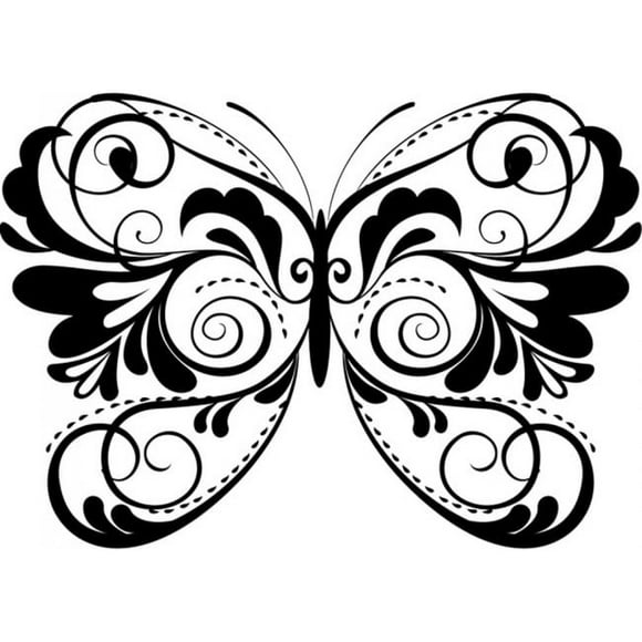 Decomural Floral Butterfly Butterflies WS-17965