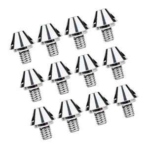 Magideal - Tacos De Repuesto Para Botas De Fútbol, 12 Uds., Tornillo En Césped Antideslizante Estable, Clavos Roscados Para Botas De Fútbol M6 Para Competición 8Mm