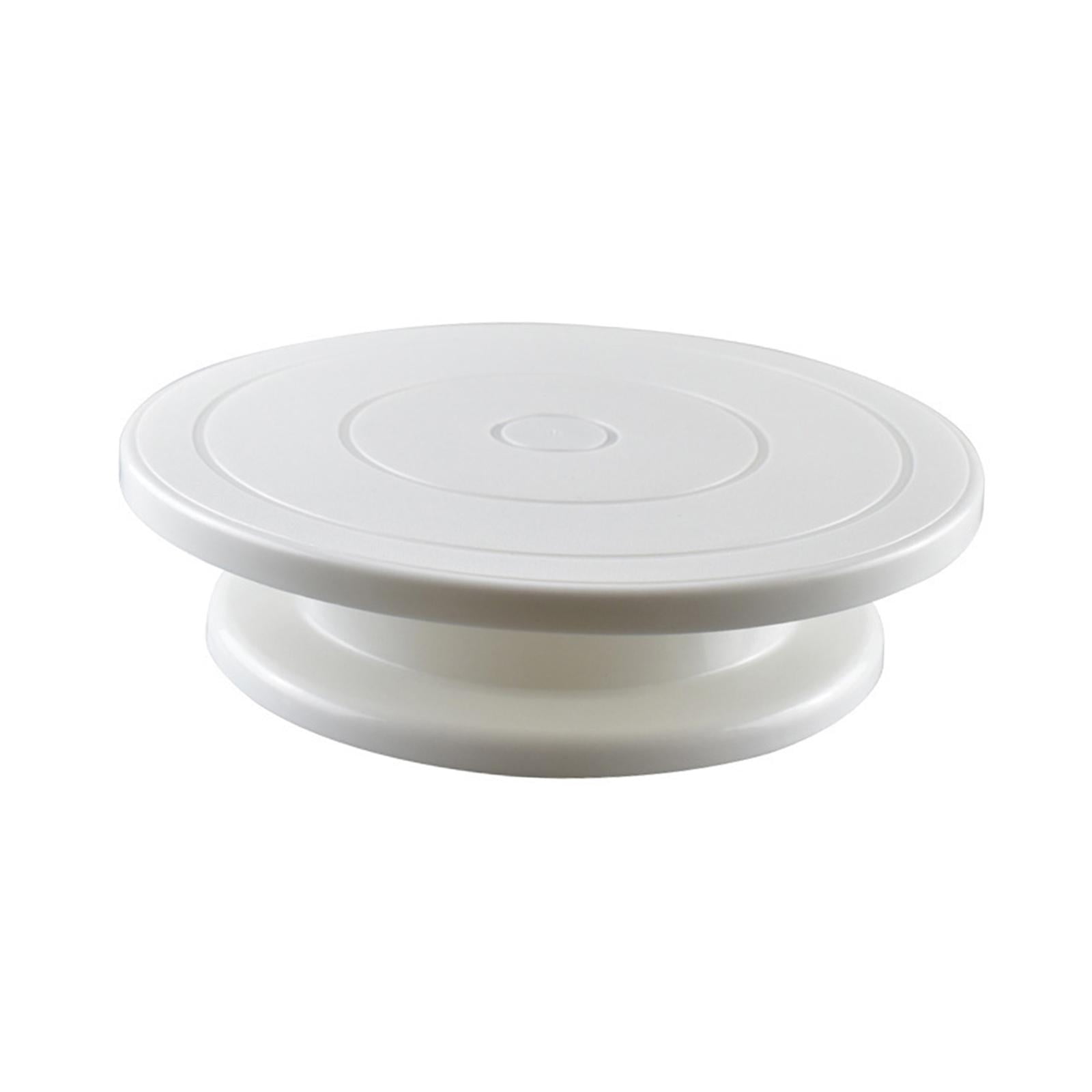 Bothyi - Plato Giratorio Para Pastel, Soporte Para Pastel, Plato Giratorio Para Pastel Diy, Plato Giratorio Para Pastel Blanco