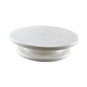 Bothyi - Plato Giratorio Para Pastel, Soporte Para Pastel, Plato Giratorio Para Pastel Diy, Plato Giratorio Para Pastel Blanco