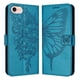 thumbnail image 5 of Funda cartera mariposa para iPhone 16e con soporte y ranuras para tarjetas Azul, 5 of 5
