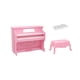 thumbnail image 1 of Piano En Miniatura 1:12 Con Taburete Elegante Realista Para Regalo De Accesorios De Mobiliario, 1 of 5