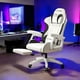 thumbnail image 2 of Silla Gamer Ergonómica Reclinable Con Reposapies Blanca, 2 of 8