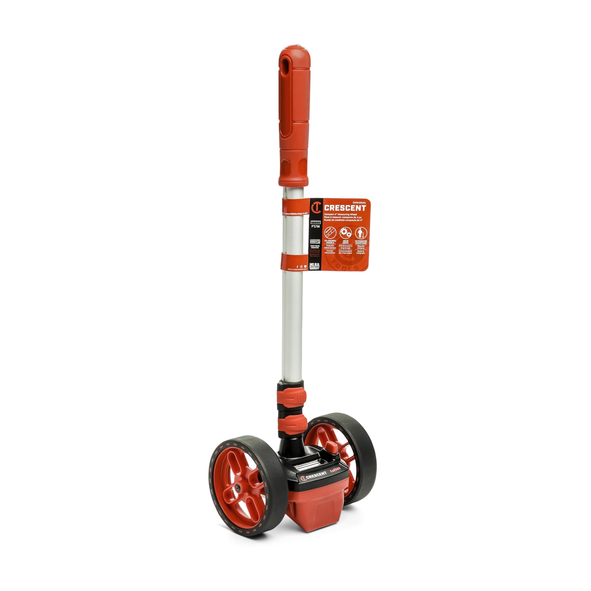 Rueda De Medición Lufkin Cmw4-dual, Rueda Doble Sae De 4 Pies