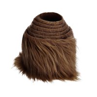 Magideal - Telas Sintéticas, Tela Artificial, Juguete De Peluche, Cintas Suaves Hechas A Mano, Cortes , Costura Para , Barba, Pelo, De Navidad , Marrón Marrón