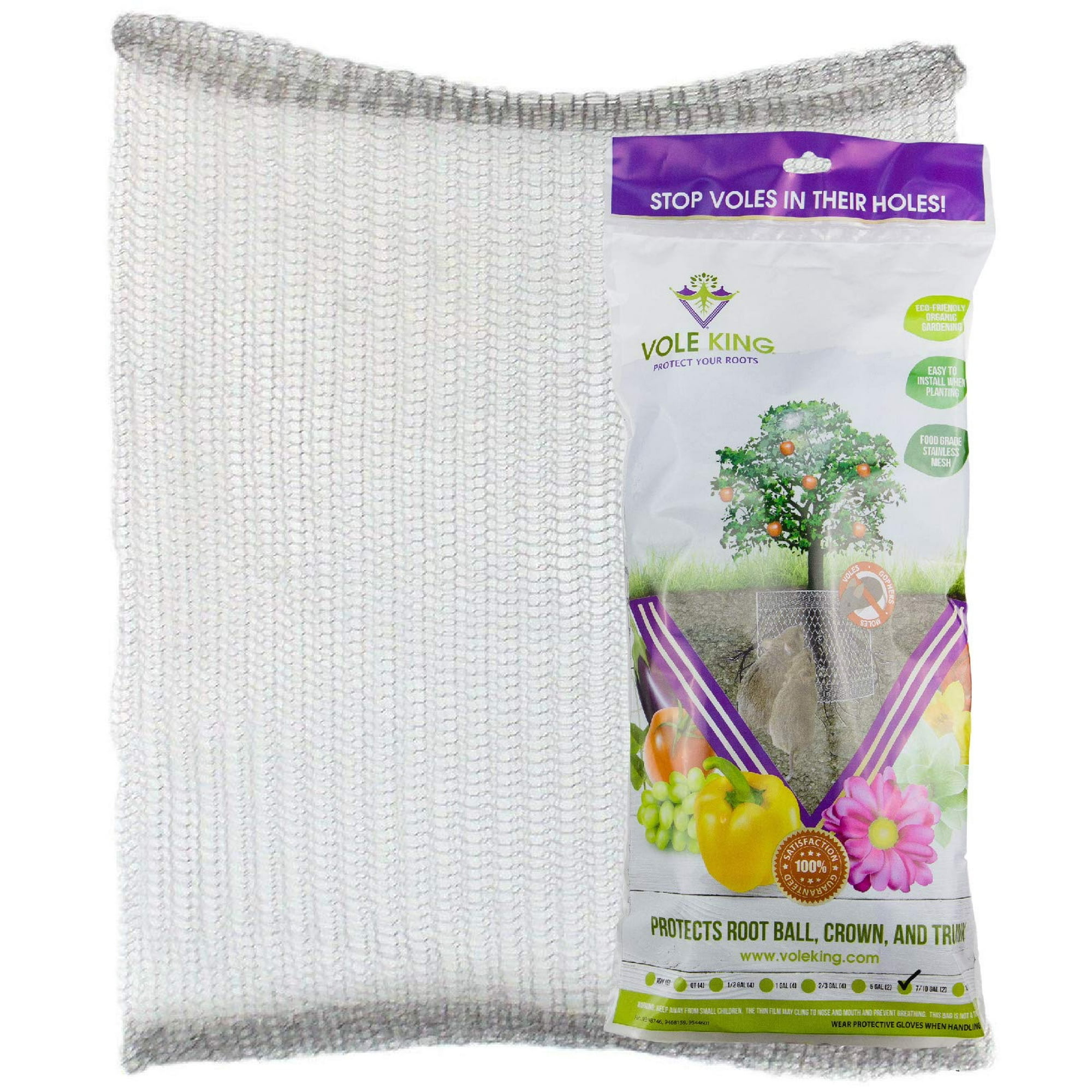 Cestas Para Plantas Vole King - Cestas Para Topillos Y Tuzas, 7-10 Galones, Paquete De 2