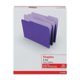 thumbnail image 5 of File Folders Staples 535559 con letra morada con lengüeta superior coloreada, 5 of 5